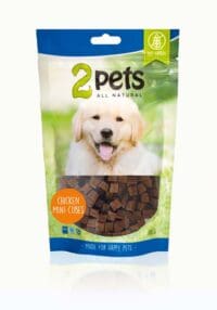 2pets Dogsnack Kyckling MiniCubes | 400g