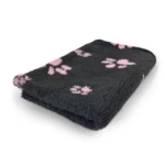 Hundfäll Dog Feet Svart Rosa