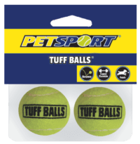 Tuff Balls Tennisbollar 6cm Gul | 2-Pack