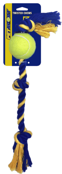 PetSport Repknut 3-knut med boll | Ø 6cm -38cm