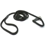 Retrieverkoppel Svart 10mm x 190cm