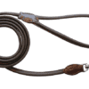 Rundsytt Läderkoppel Brun 10mm x 180cm