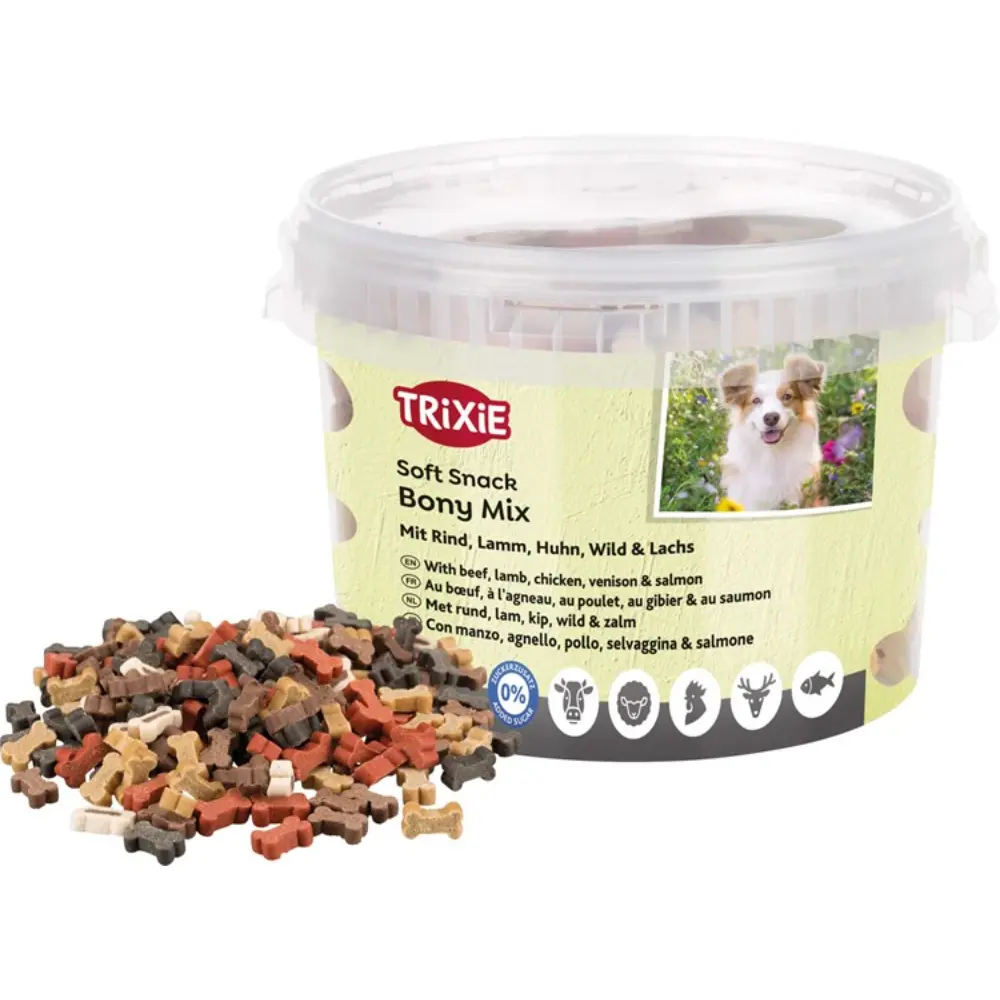 Soft Snack Bony Mix 1,8kg - Hundgodis i storpack
