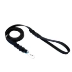 Svart Läderkoppel 180cm x 18mm