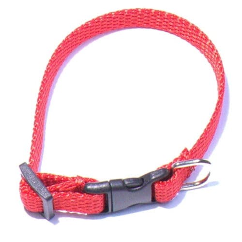 Valphalsband Mini - Röd - 15-25cm