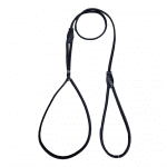 Utställningskoppel Läder Svart | Finns i olika bredd