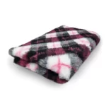 Hundfäll Diamant Svart Vit Cerise | Super Soft