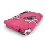 Hundfäll Crossbones Cerise