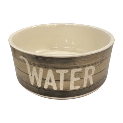 Keramikskål WATER, vatten skål till hunden