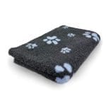 Hundfäll HEL RULLE Stor & Liten tass Mörkgrå Ljusblå 5m