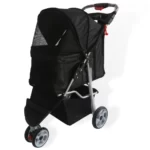 Hundstroller Svart | 3-hjul