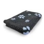 Hundfäll Dog Feet Mörkgrå Ljusblå