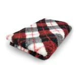 Hundfäll Diamant Svart Grå Röd Vit