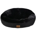 Svart Hundsäng Super Soft