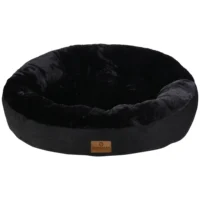 Svart Hundsäng Super Soft