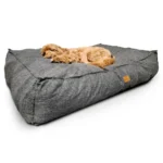 Extra tjock Hundbädd för Stora hundar | Grå