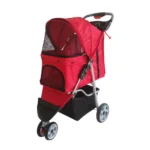 Hundstroller Röd | 3-hjul