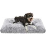 Grå Fluffbädd till hunden