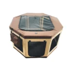 Beige Valphage i Canvas extra stabil