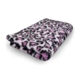 Hundfäll Leopard Lila