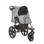 Hundstroller med stora hjul Mörkgrå