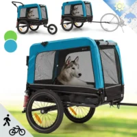 Cykelvagn till hunden 2i1 Aqua