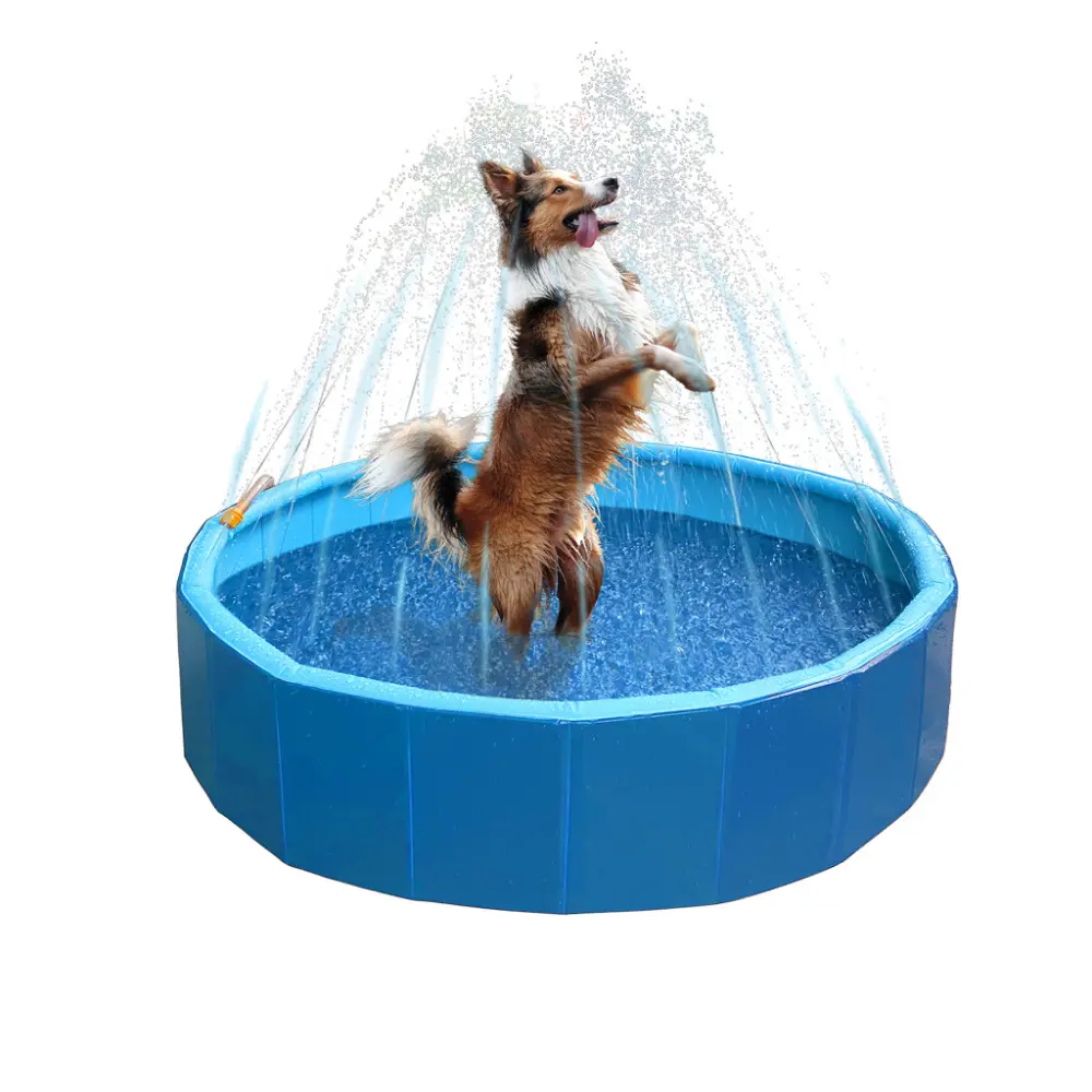 Hundpool med sprinkler Ø 120cm