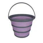 Hopfällbara hink till hunden Lila/Grå