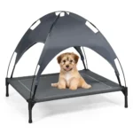 Hundsäng med Solskydd