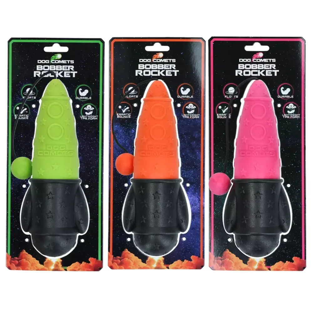 Dog Comets Bobber Rocket