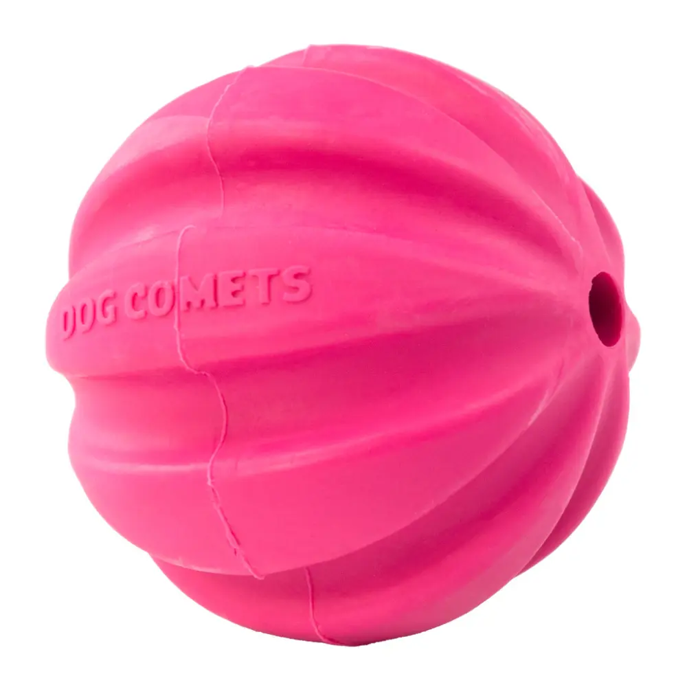 Dog Comets Halley rosa gummiboll för hundar