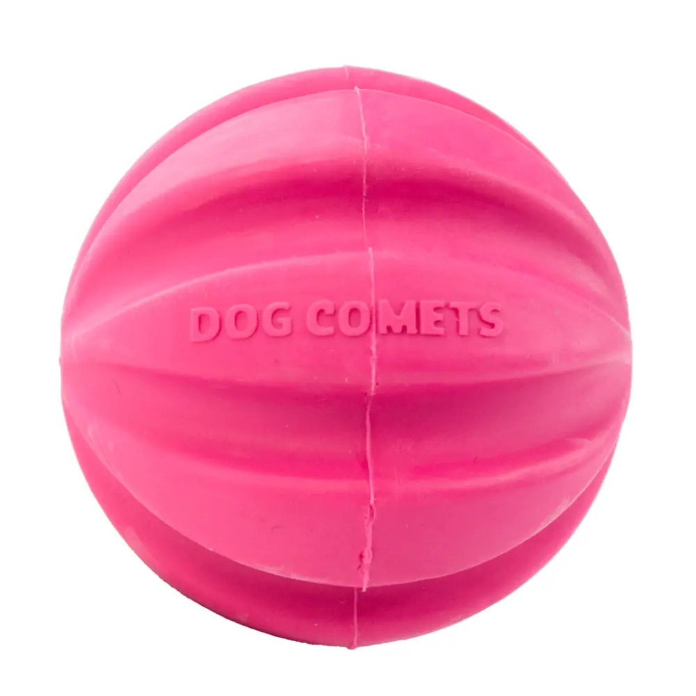 Dog Comets Halley rosa gummiboll för hundar