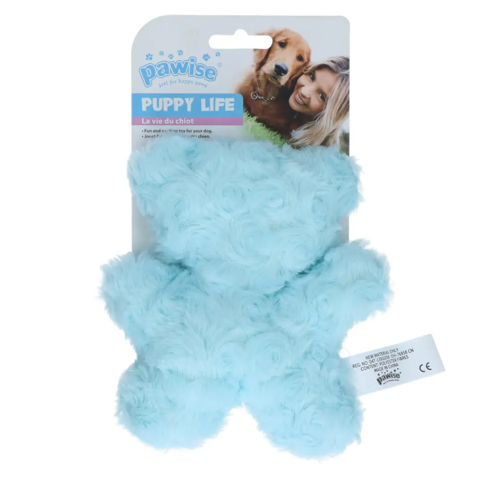 Mjuk nalle med pip blå