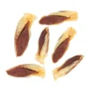 Trixie kaninöron med anka – naturligt och glutenfritt tuggsnack för hund i 80g-förpackning.